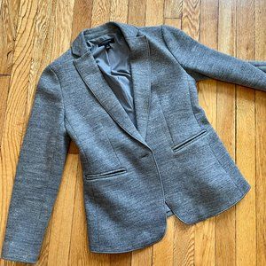 Ann Taylor Hutton Blazer in Gray Knit - Sz 2P